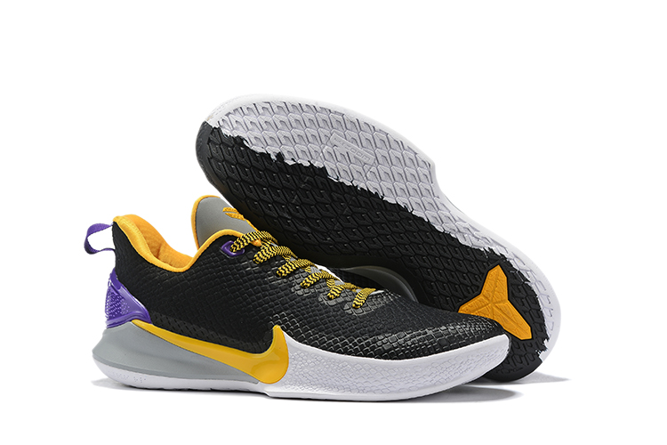 Nike Mamba Focus EP Kobe Black Yellow Purple White Shoes